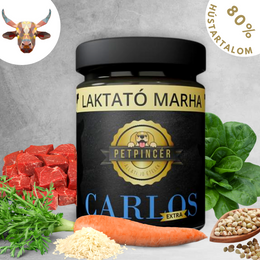 Petpincér főtt kutyaeledel marhahús menü kutyáknak