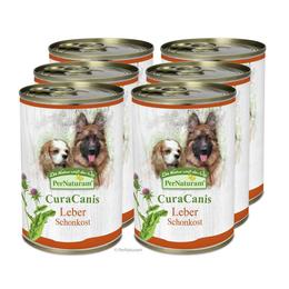 CuraCanis® 100% természetes kutyaeledel Májproblémákkal küzdő kutyáknak  6 x 400 g, PerNaturam