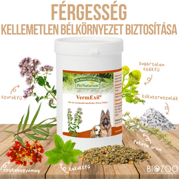 természetes féreghajtó kutyáknak