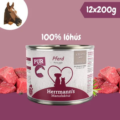 100% lóhús kutyáknak macskáknak