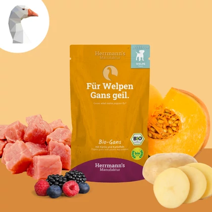 Bio libahús menü kölyökkutyáknak