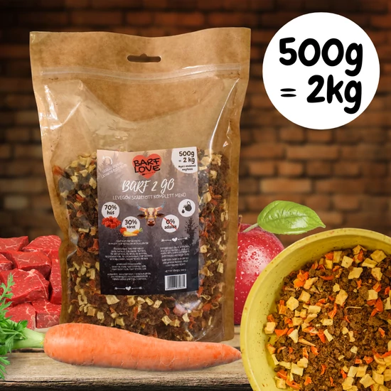 Barf 2 Go szárított barf kutyáknak