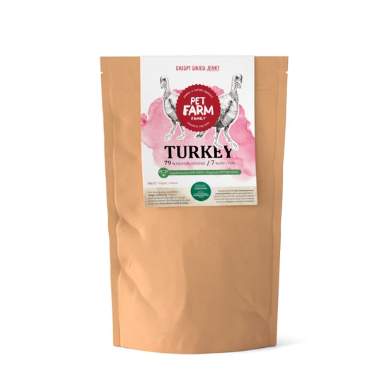 bio szárított pulykamell kutyáknak