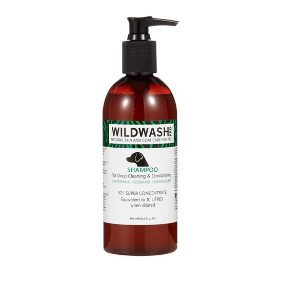 WildWash Pro - 100% természetes mélytisztító kutyasampon 1:32 = 9,6 liternyi