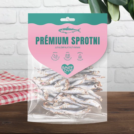 Prémium sprotni jutalomfalat kutyáknak