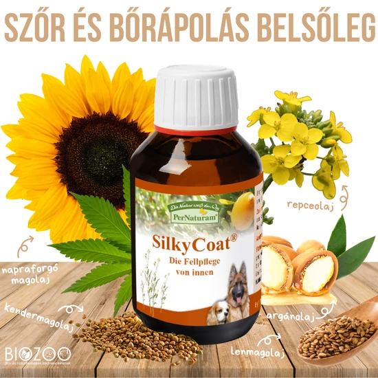 Szőr és bőrápoló olaj kutyáknak