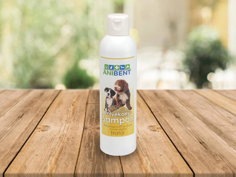 Anibent - 100% természetes sampon kutyáknak, natúr - bentonit gyógyiszappal 200 ml